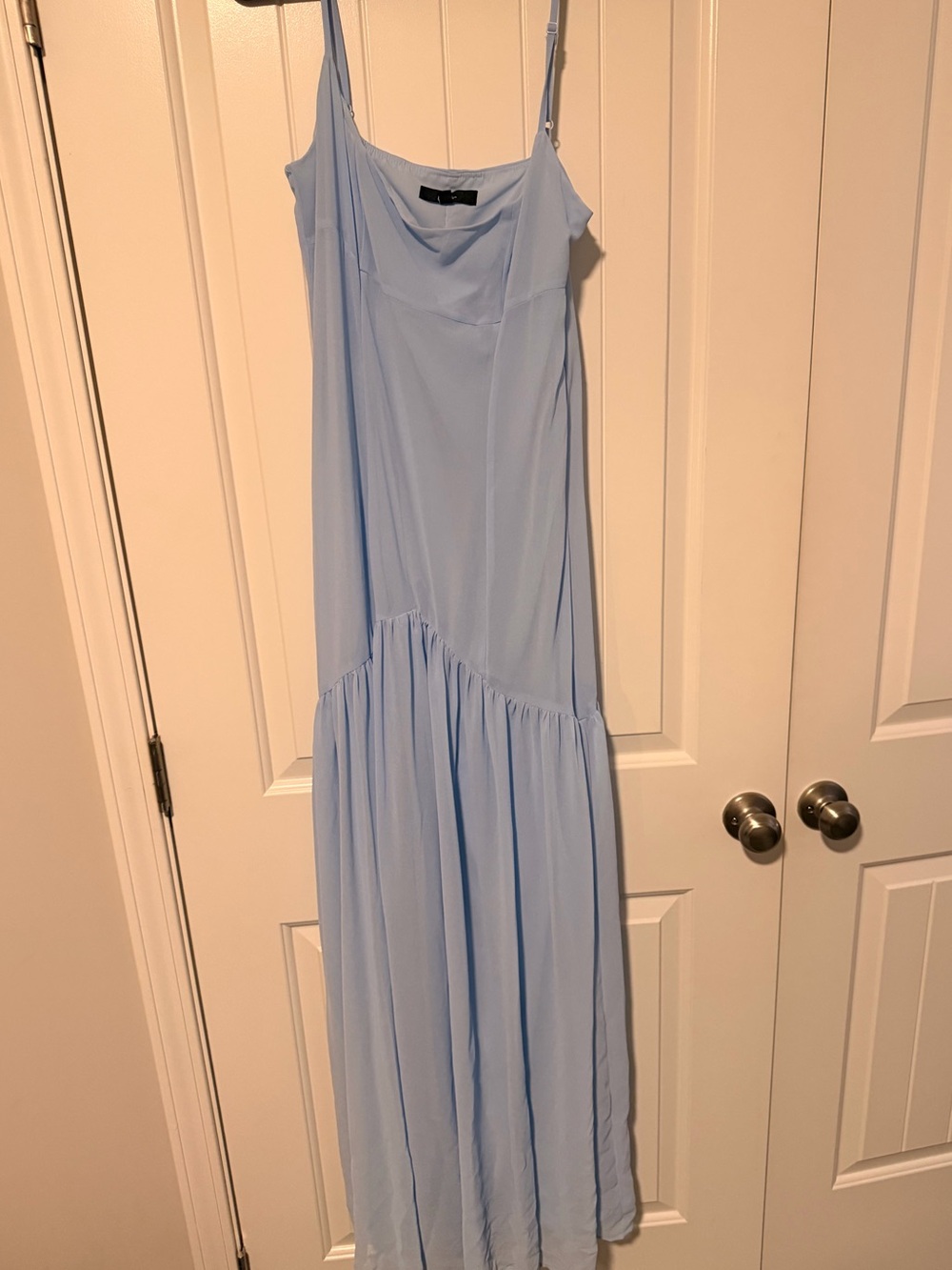 Lulu's Light Blue Spaghetti-Strap Maxi Dress - Picture 2 of 5